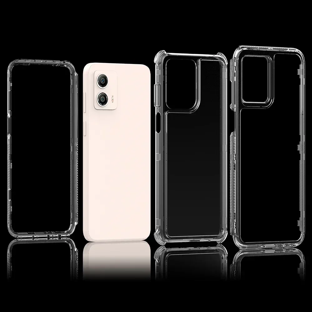 Ultimate 3-in-1 Protective Clear Back Phone Case