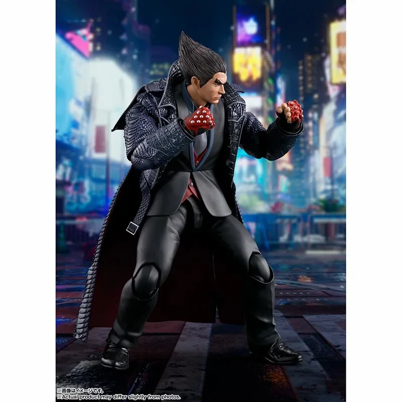 Bandai Original SHF Anime Figure KAZUYA MISHIMA AND JIN Action