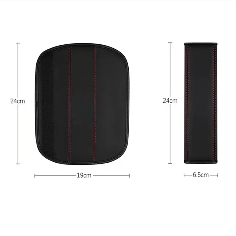 1 PCS Leather Car Seat Safety Belt Cover Soft PU Car Seat Belt Case Protector Shoulder Strap Pads for Suzuki Swift