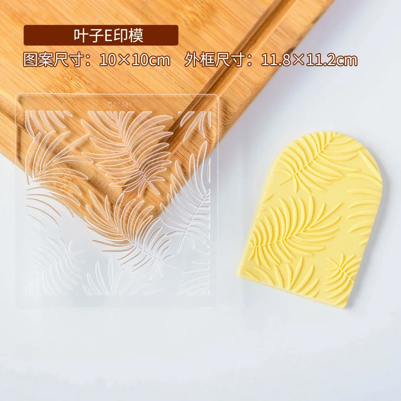 Plant Flower Acrylic Cookie Embosser Cake Design Pastry and Bakery Tool Biscuit Cake Decorating Accessories Embossing Die Stamp 