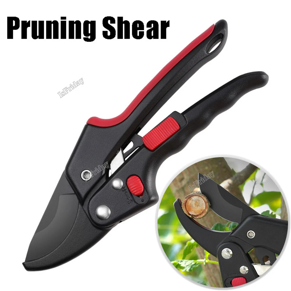 

Ratchet Skip Garden Pruning Shear SK5 Steel Scissors Gardening Plant Scissor Branch Pruner Trimmer Tools