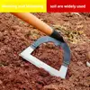 Shovel-shaped Hollow Hoe Weeding Rake Labor-saving Steel Weeding Hoe Garden Hoe Tool For Farm Gardening Soil Loosening Tool 2