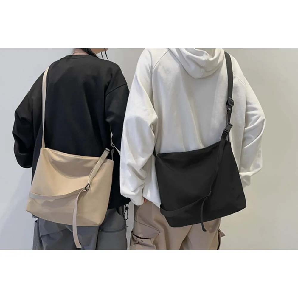Minimalist work style universal single adjustable shoulder strap, crossbody bag, canvas bag_voghion.com