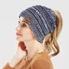 Knitted Hat  Autumn And Winter  Korean Version  Velvet Thickened Pullover Hat Ear Protector Head Cap  Outdoor Cycling Beanie 5