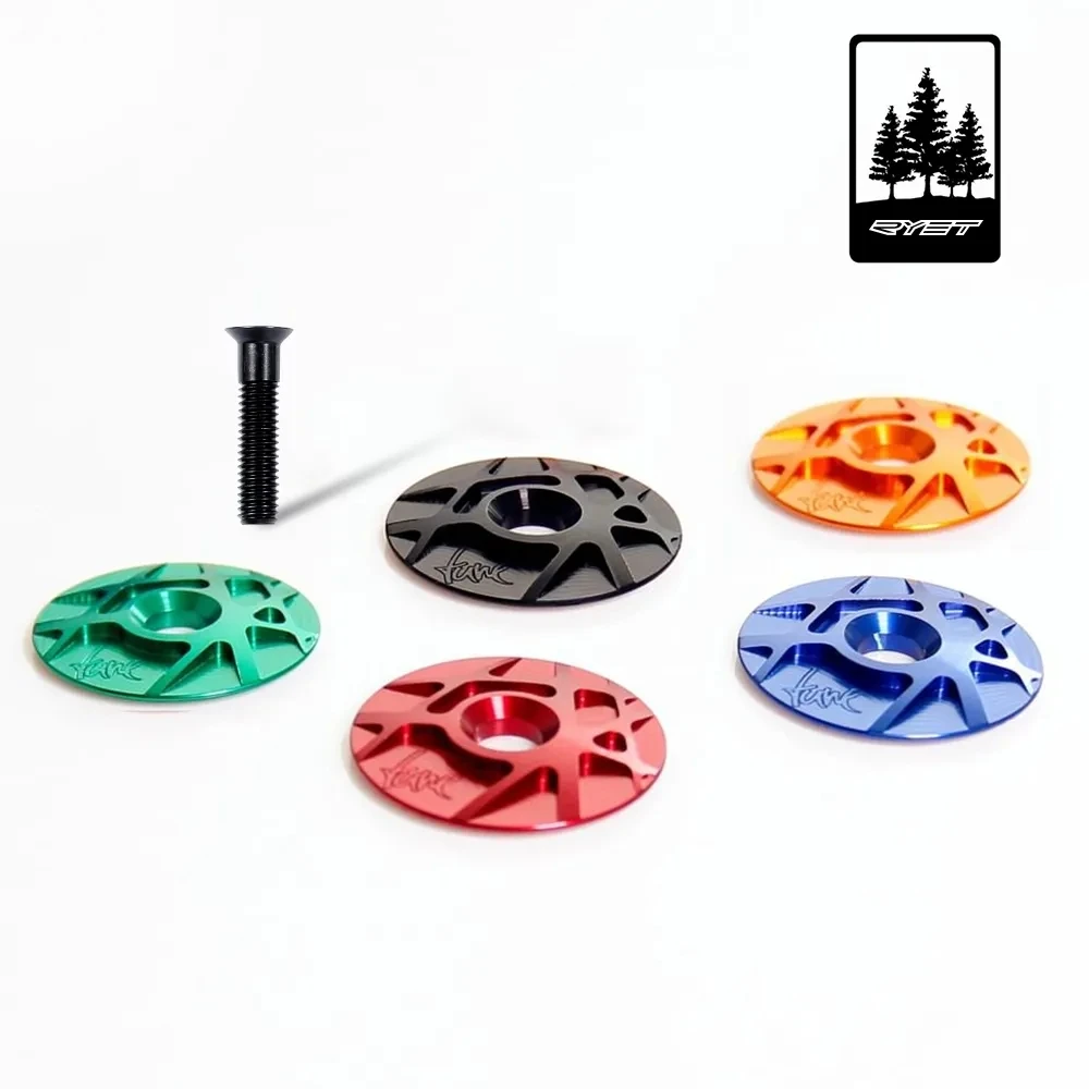 Bike Stem Cap 7075 Aluminum with Screws for MTB Road Mountain Bicycle bike stem cap,bicycle head cap