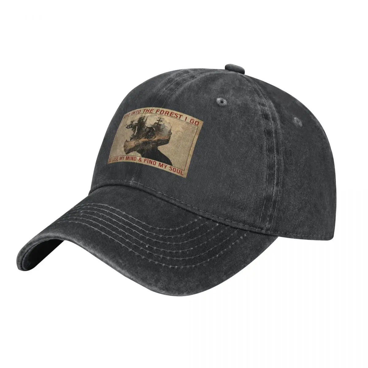 

And Into The Forest I Go To Lose My Mind And Find My Soul - Mountain Biking MTB Cowboy Hat Golf Cap Trucker Hat For Man Women's