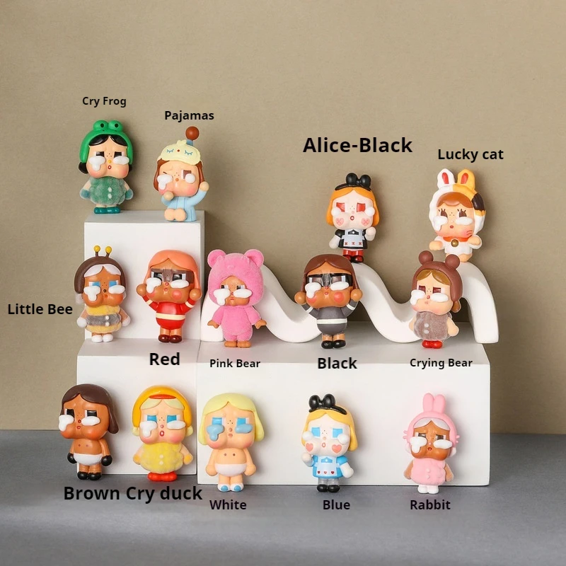 thumbnail image 1 of Pop Mart Cry Baby Series Cute Mini Figure Blind Box Collectible Random Design Surprise Gift Clearly Define The Style Mystery Box, 1 of 5