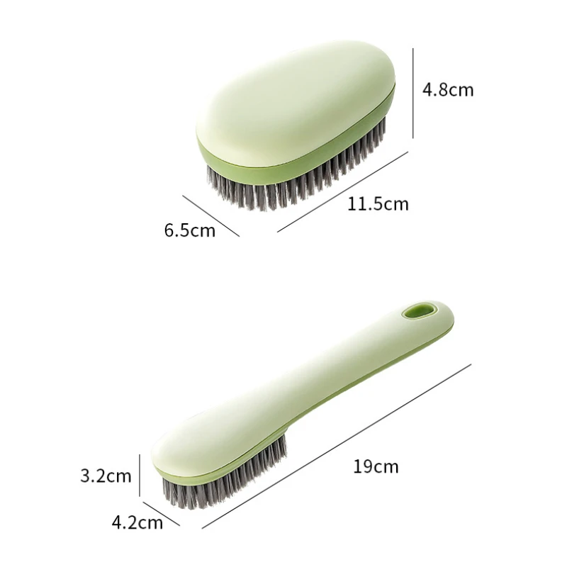 New Shoe Brush Home Shoe Cleaning Brush Shoe Cleaning Brush Soft Bristles Non-harming Shoes Long Handle Shoe Brush 6