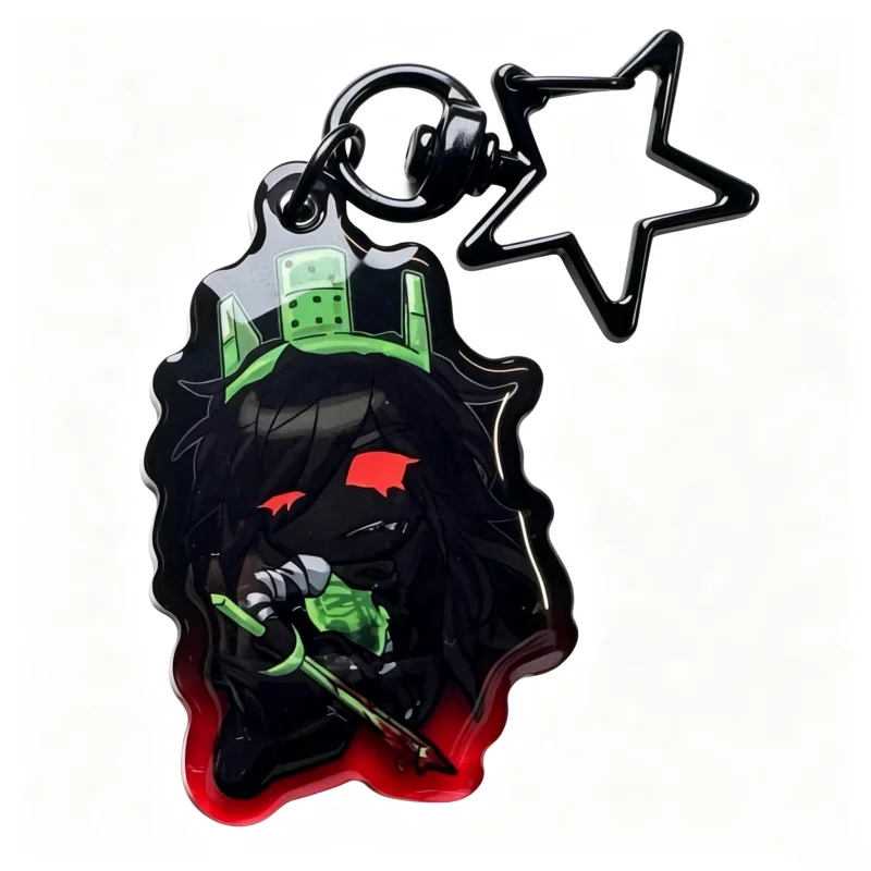 Forsaken Keychain: Acrylic Gamer Pendant with Anime Style Accessory