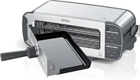 Foodi 2-in-1Flip Toaster 2-Slice Capacity Compact Toaster Oven Snack Maker Reheat Defrost 1500 Watts Stainless Steel 6 Functions 1
