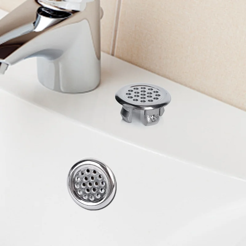 Kitchen Bathroom Basin Circular Overflow Drain Cover Decoration Bathtub Sink Hole Overflow Hollow Washbasin sink overflow cover,overflow drain cover