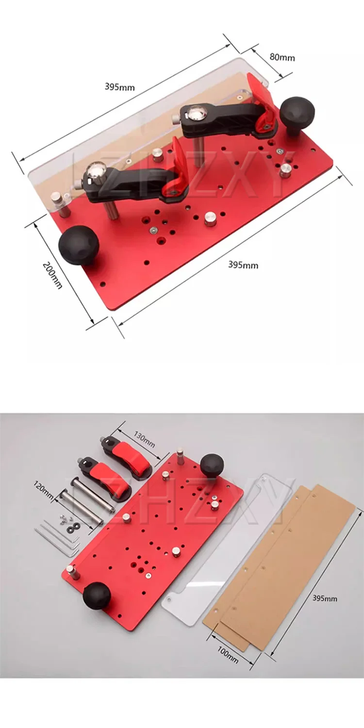 Inverted Carving Machine/Table Saw Push Block Guide Rail Planing Slide Woodworki