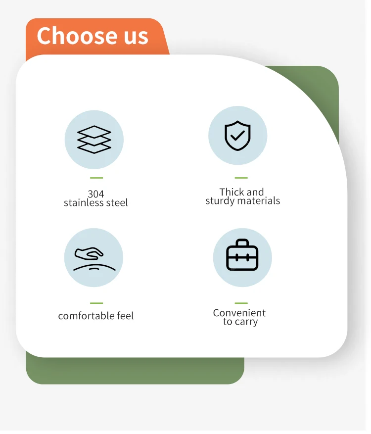 Description Picture 3 of itemMini 2 PCS Portable Spoon Fork Tableware Outdoor Camping Stainless Steel Cutlery Set for Lunch Hiking Camp Cooking Supplies