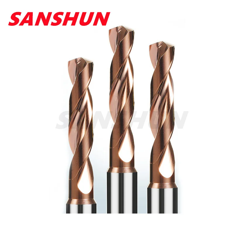 Tooleye Carbide Drill Bits Hard Metal Drills Tungsten Steel Twist Drill Bit For Metalworking CNC Lathe Drilling Tools 1.0-20.0mm