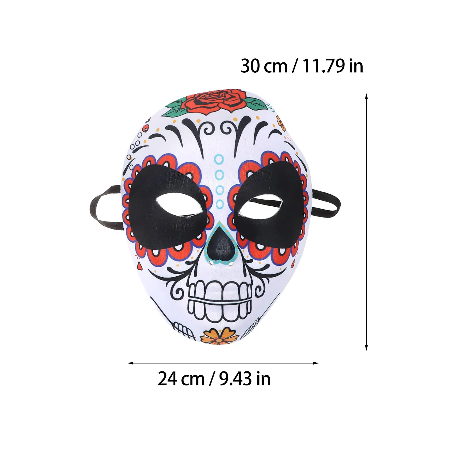 Masque Facial Complet au Motif de Crâne de Sucre pour Homme et Femme,  Accessoire de ixde Tim, Halloween, Jour de la Fréquence, 1/2 Pièces -  AliExpress, image size:1600x1600