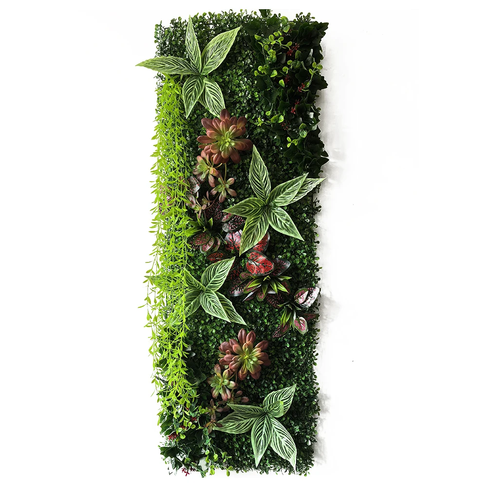 40 * 120 neue künstliche Schildkröten-Rückblatt-Pflanze, Rasen-Wandpaneel, geeignet für Garten-Innen- und Außendekoration, Hintergrund W – Detail 3