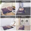 John Pork Non-slip Doormat Floor Mat Cushion Carpet Rug for Kitchen Entrance Home Bathroom Living room Footpad Mats 5