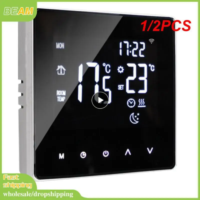 

1/2PCS Digital Smart Wifi Thermostat Electric Floor Heating Water/Gas Boiler LCD Touch Temperature Control for