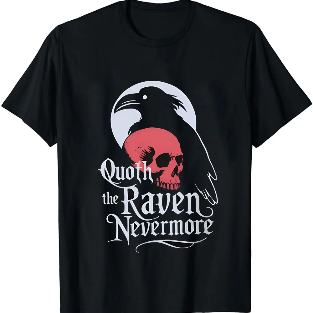 The Raven T-Shirt Can't Rain All The Time Print Gothic Tee The Crow Movie Tee Mystical Raven Inspiring Quote Goth Gift Cotton 3