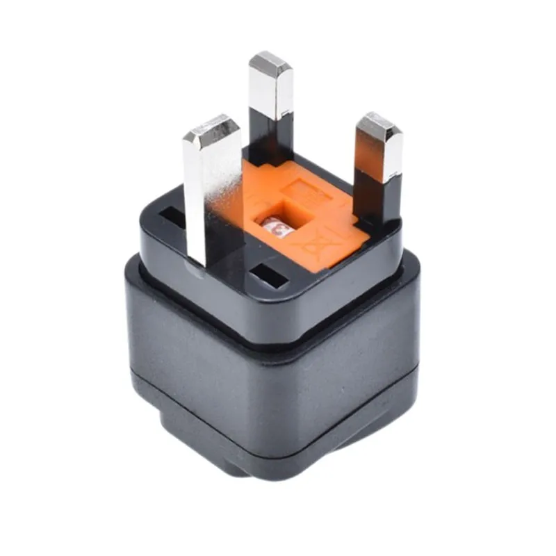 Travel socket converter standard port version 13A built-in fuse two flat three socket plug