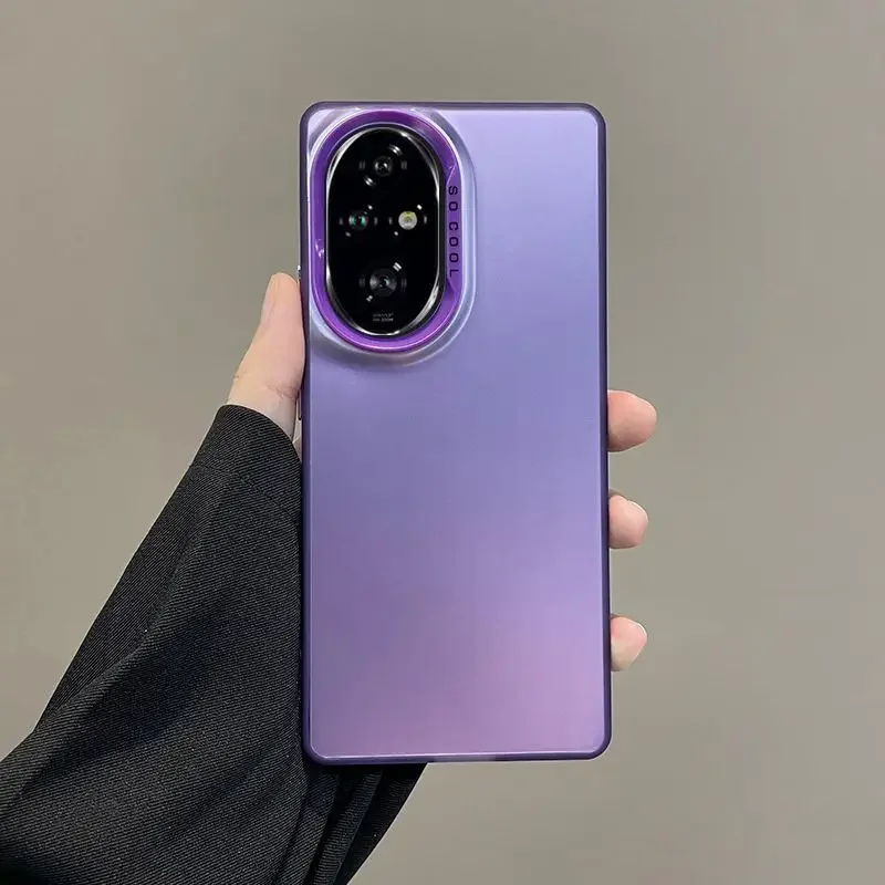 Luxury Metallic Aurora Matte Phone Case Cover