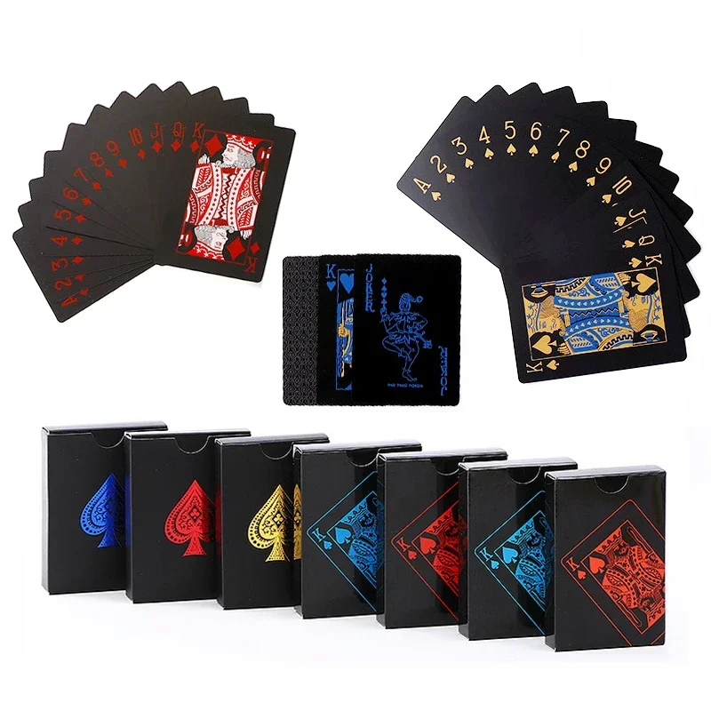 Waterproof PVC Plastic Playing Cards 54pcs Cards Set Deck Poker Classic Magic Tricks Tool Board Game playing cards plastic playing cards poker set