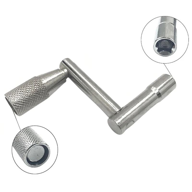 Description Picture 4 of itemSwivel Drum Tuning Key Z Type Key Standard Square Wrench 5.5mm 6.7 X 4.9cm Percussion Parts Accessories For Lovers Universal
