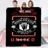 Manchester United Football Club Blanket Bed Throw Blankets for Adults Interior for Home Fluffy Soft Blankets Sofa Decoration 2