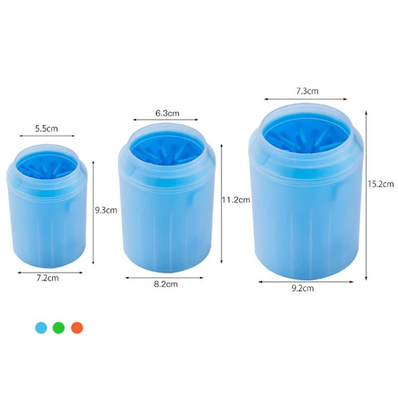 Paw Plunger Pet Paw Cleaner Soft Silicone Foot Cleaning Cup Portable Cats  Dogs Paw Clean Brush Home Practical Supplies