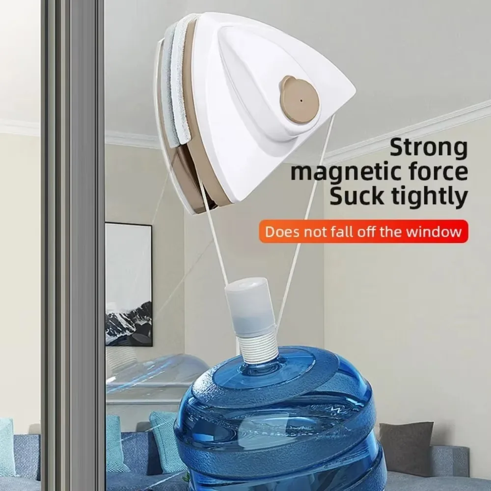 Double Sided Magnetic Window Cleaner Adjustable Magnetic Double Window Glass Wiper Glider Washing Brush Equipment Cleaning Brush