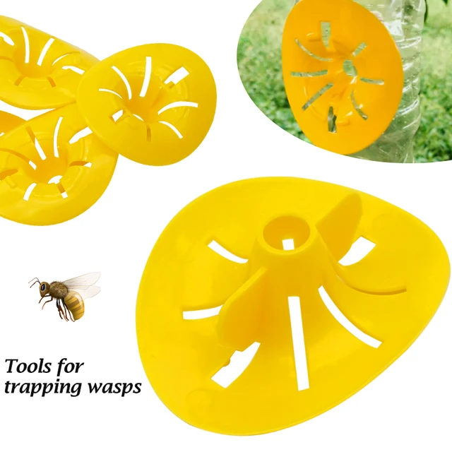 5/10Db Wasp Csapdás Fogó Virág Alakú Csapda Méhkert Kerti Repülő Rovarok Tölcsér Kültéri Függő Kártevőirtó Szerszám