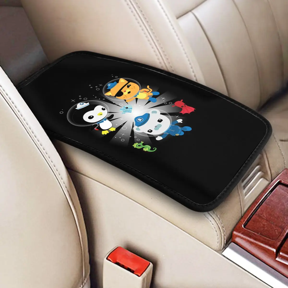 Tappetino Universale Per Bracciolo Per Auto In Pelle Carino L'Ottonauts Maniglia Centrale Cuscino Per Cuscino Cuscino Per Cartoni Animati Accessori Pe