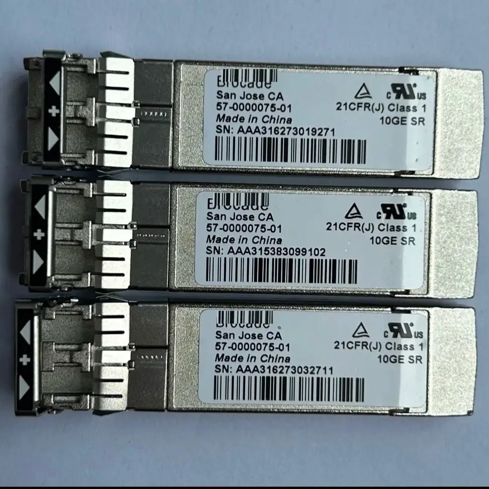 bro-cade 57-0000075-01 fiber adapter SFP 10G SR 300m 850nm/10gb Network adapter Switch Optical fiber module fiber port switches 57 0000075 01 brocade fiber adapter sfp 10g sr 300m 850nm 10gb network adapter switch optical fiber module fiber port switches