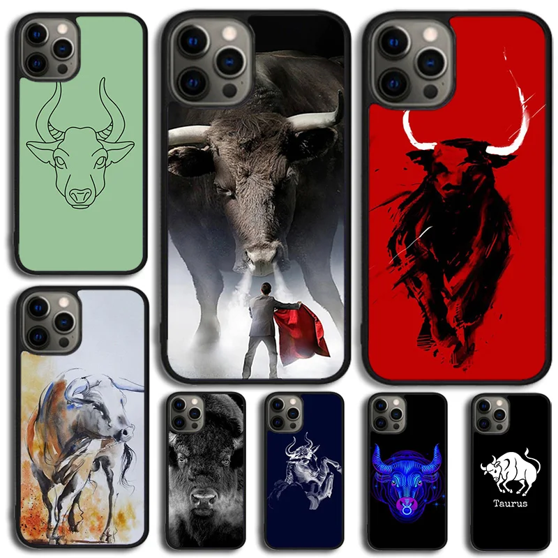 Custodia Per Telefono Toro Toro Toro Per Iphone 15 14 13 12 Mini 11 Pro Max Se 2020 6S 7 8 Plus X Xs Max Xr Cover Shell Coque