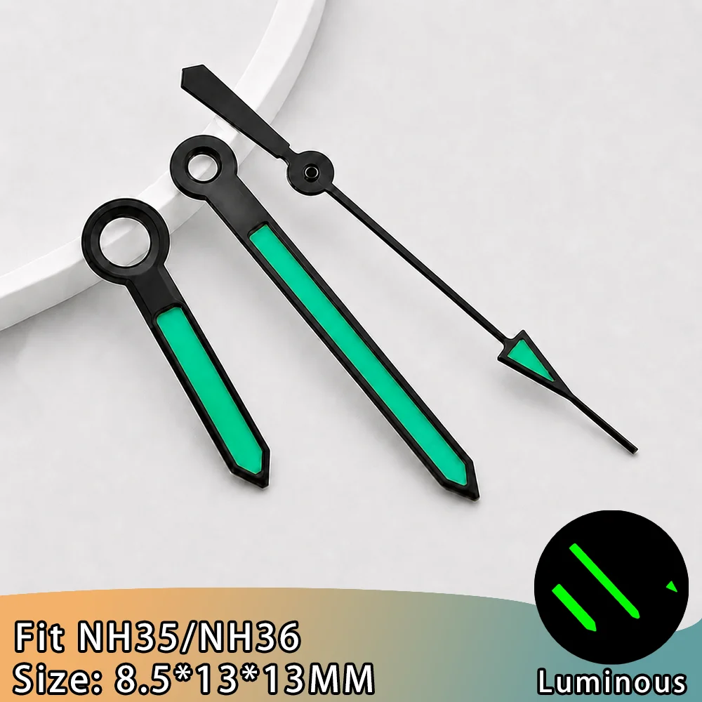 High-Quality 28.5mm Green Luminous Watch Dial
