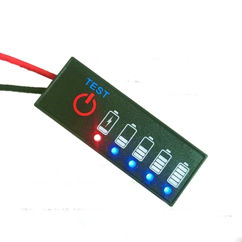 Universal Battery Level Indicator and Capacity Display Tester for Various Battery Types