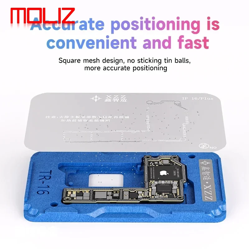 Xinzhizao 26 IN 1 Middle Frame Reballing Stencil Plant Tin