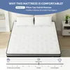 Queen Size Mattress, 14 Inch Hybrid Pillow Top Mattresses in a Box, Medium Firm Mattress for Back Pain, Fiberglass Free 5