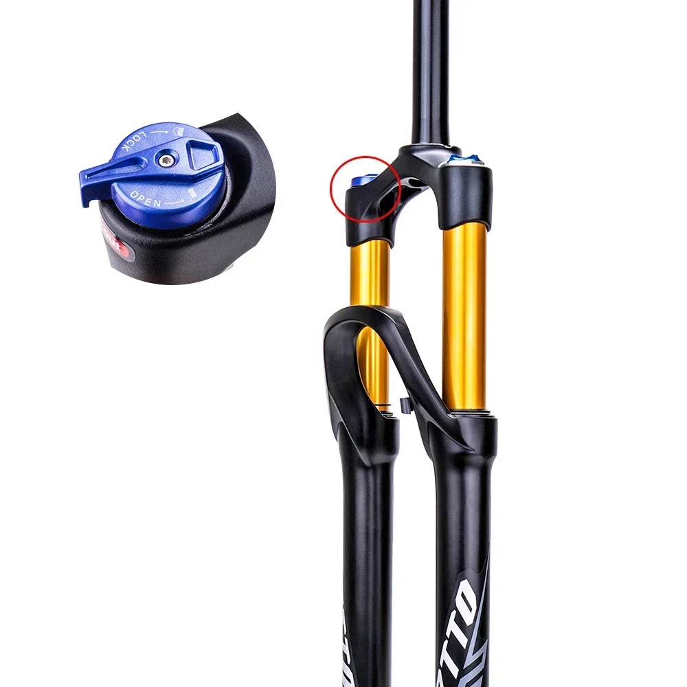 ZTTO MTB Bike Air Fork Front Suspension, 120mm Travel Mountain Bicycle 26 27.5 29 Inch QR Quick Release Straight Tube 1 1 8 - Image 4