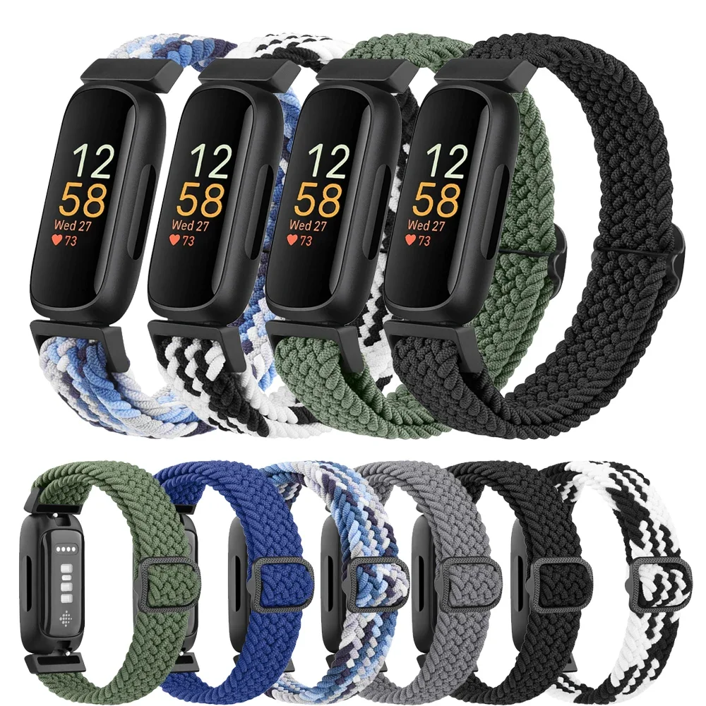 

Elastic Braided Band For Fitbit inspire 1/inspire 2/inspire 3 Strap Bracelet Watchband For Fitbit Inspire HR/ACE 2 3 Wristband