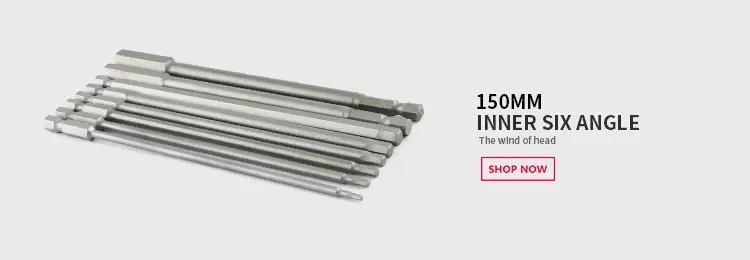 8/10Pcs 150mm Hex Head Allen Wrench Drill Bit Set Premium S2 Steel Drill Bit Quick Release Shank Magnetic Screwdriver Bit Set