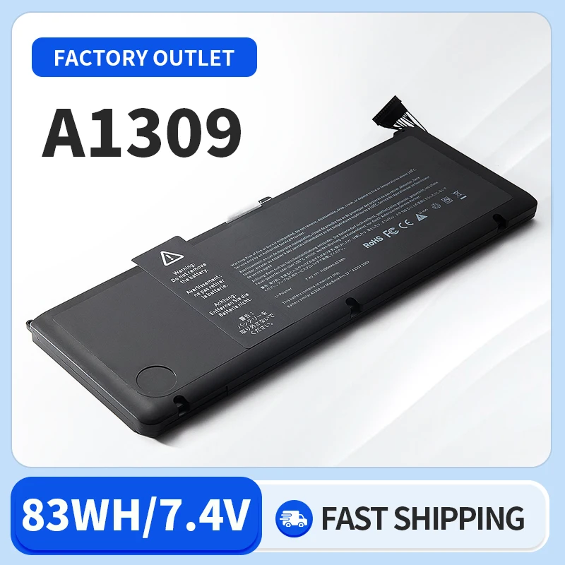 Somi Новый A1309 Оригинальный аккумулятор для ноутбука Apple MacBook Pro 17 дюймов A1297 ноутбук (только для версии 2009 2010) MC226LL MB604L 7,3 В