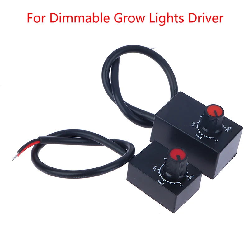 

Mini DC 0-10V 1-10V Knob Dimmer 0-100% Scale Electronic Potentiometer for LED Dimmable Grow Lights Power Driver 1PC