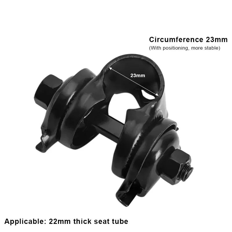Universal Quick Release Bike Seatpost Adapter and Saddle Mount Clamp
