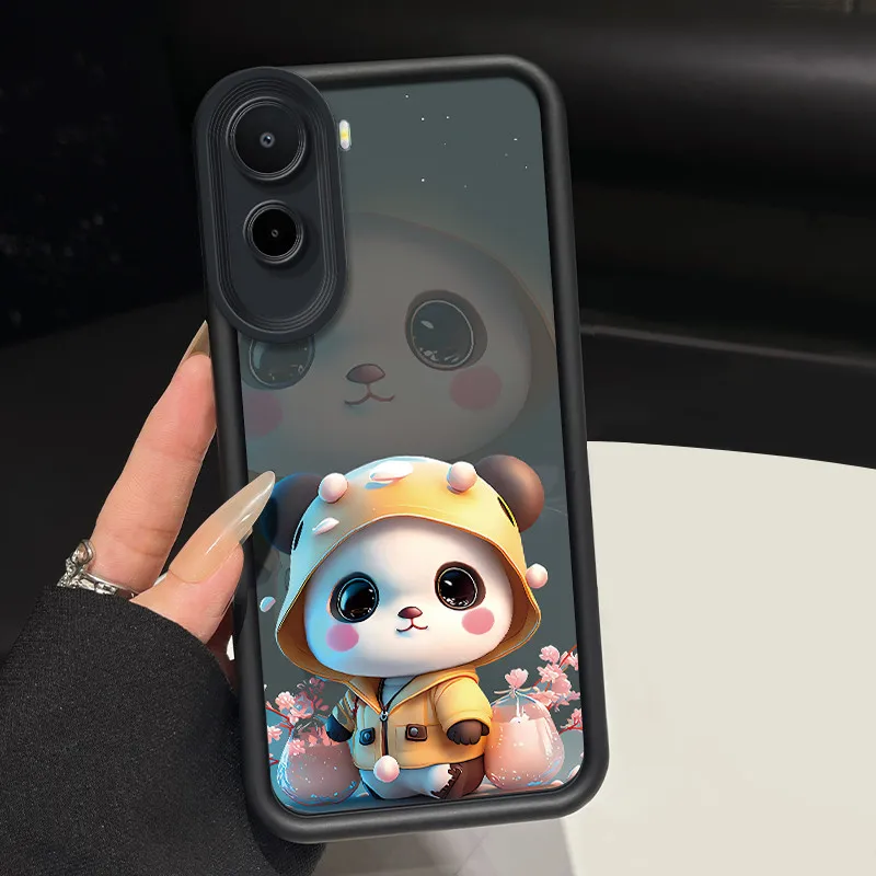 Elegant Matte Soft Silicone Protective Phone Case - Beautiful & Atmospheric Design