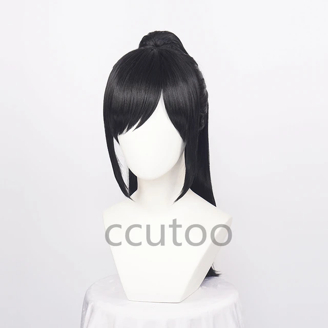 Anime Dororo Cosplay Hair Hyakkimaru Cosplay Black Hair Men Synthetic Hair  Cos