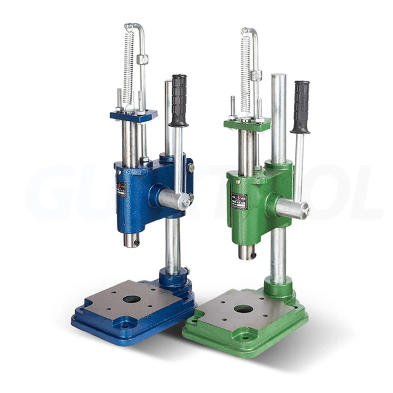 JM16 Type Punch Press Manual Press Round Square Head Hand Air Solid Small Punch Adjustable Hand Desktop