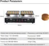 Dutch Pancake Baker, 50PCS 1900W Commercial Electric Nonstick Waffle Maker Machine ， 1.8 Inches Pancake Maker Machine Dutch Poff 3