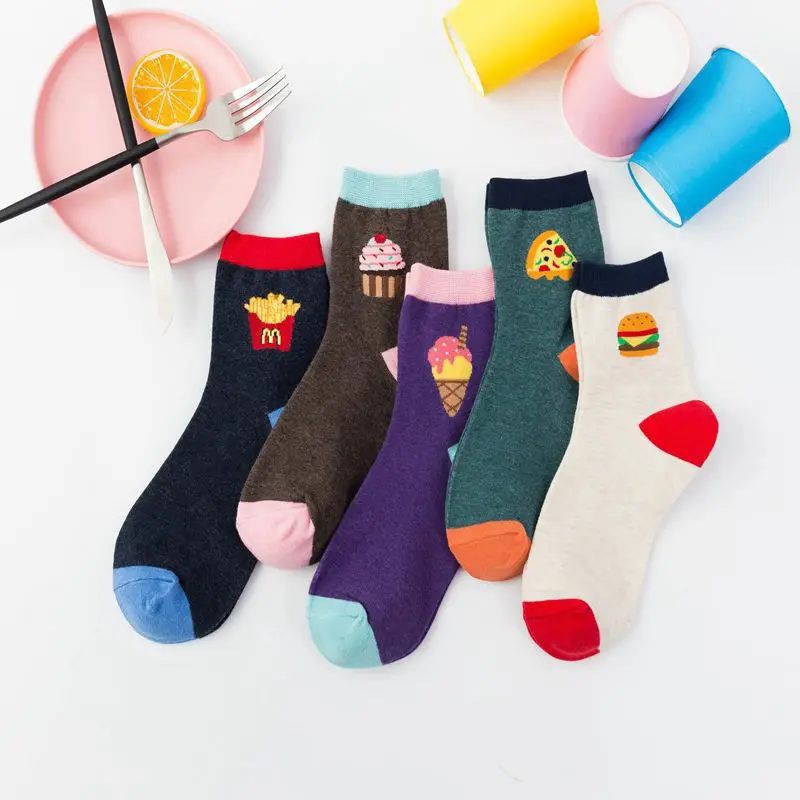 

Cartoon Hip Hop Cool Yellow Duck Socks Cotton Skateboard Sock Art Funny Socks Personality Tide Pet Elf Sox Casual for Lovers