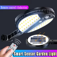 

3Modes Adjustable 180° Angle 70LED Security Night Light Wireless Motion Sensor Remote Control Solar Lights for Backyard